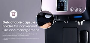 Detachable capsule holder for convenient use and management