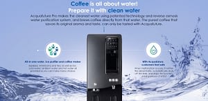 Coffee is all about water! Prepare it with clean water